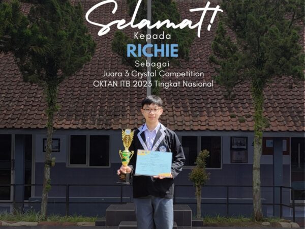 Richie Kembali Berprestasi, Juara Crystal Competition OKTAN ITB 2023