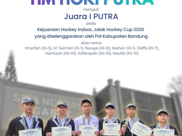 Tim Hoki Putra dan Putri SMAN 1 Garut Raih Prestasi di Jalak Hockey Cup 2026